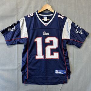 Reebok Tom Brady #12 New England Patriots NFL Jersey Youth Sz L